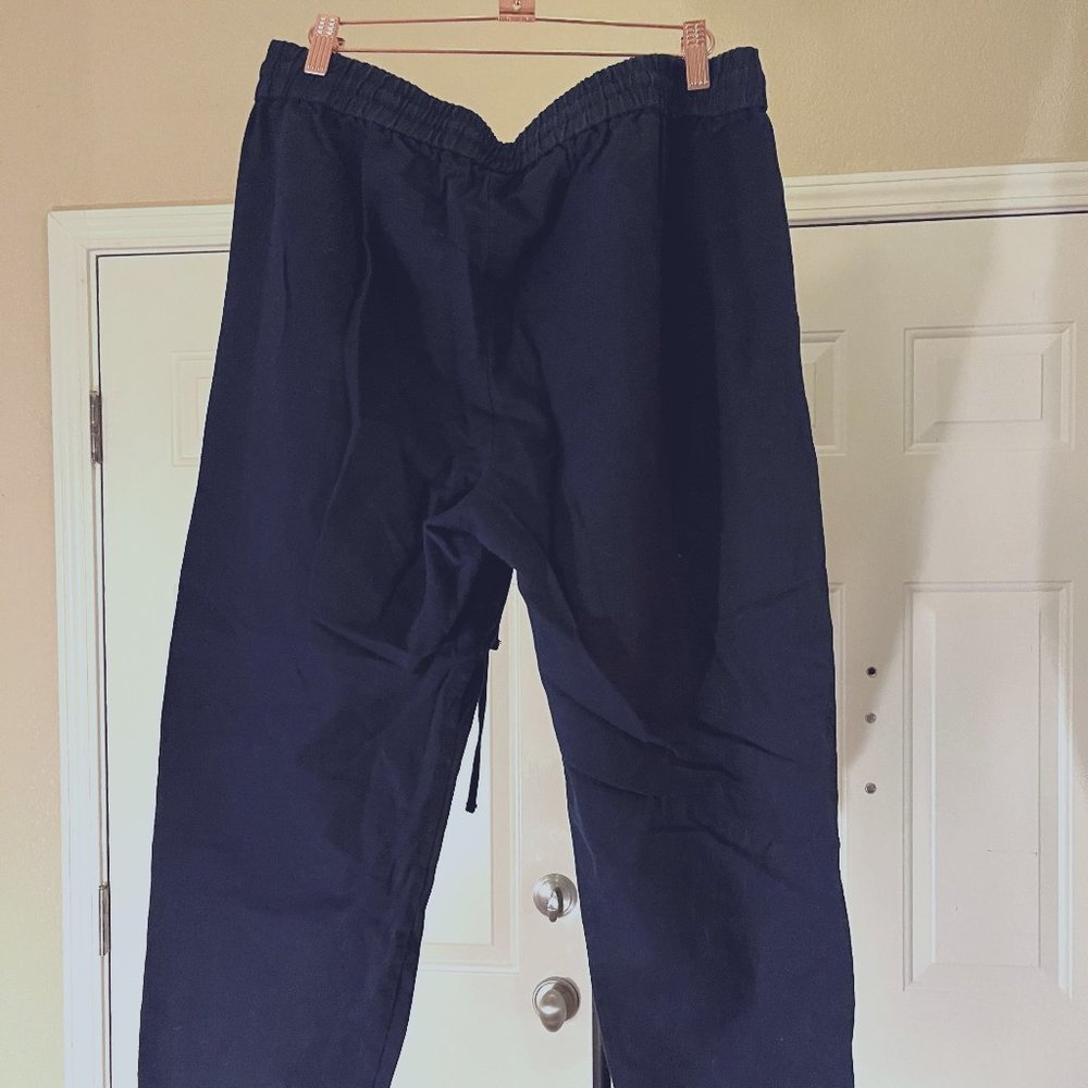 J. Crew Linen Drawstring Pant